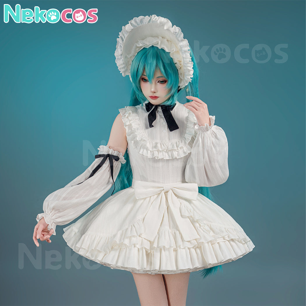 【Nekocos】Vocaloid Hatsune Miku Cosplay Hatsune Vintage Doll Cosplay Costume | In Stock