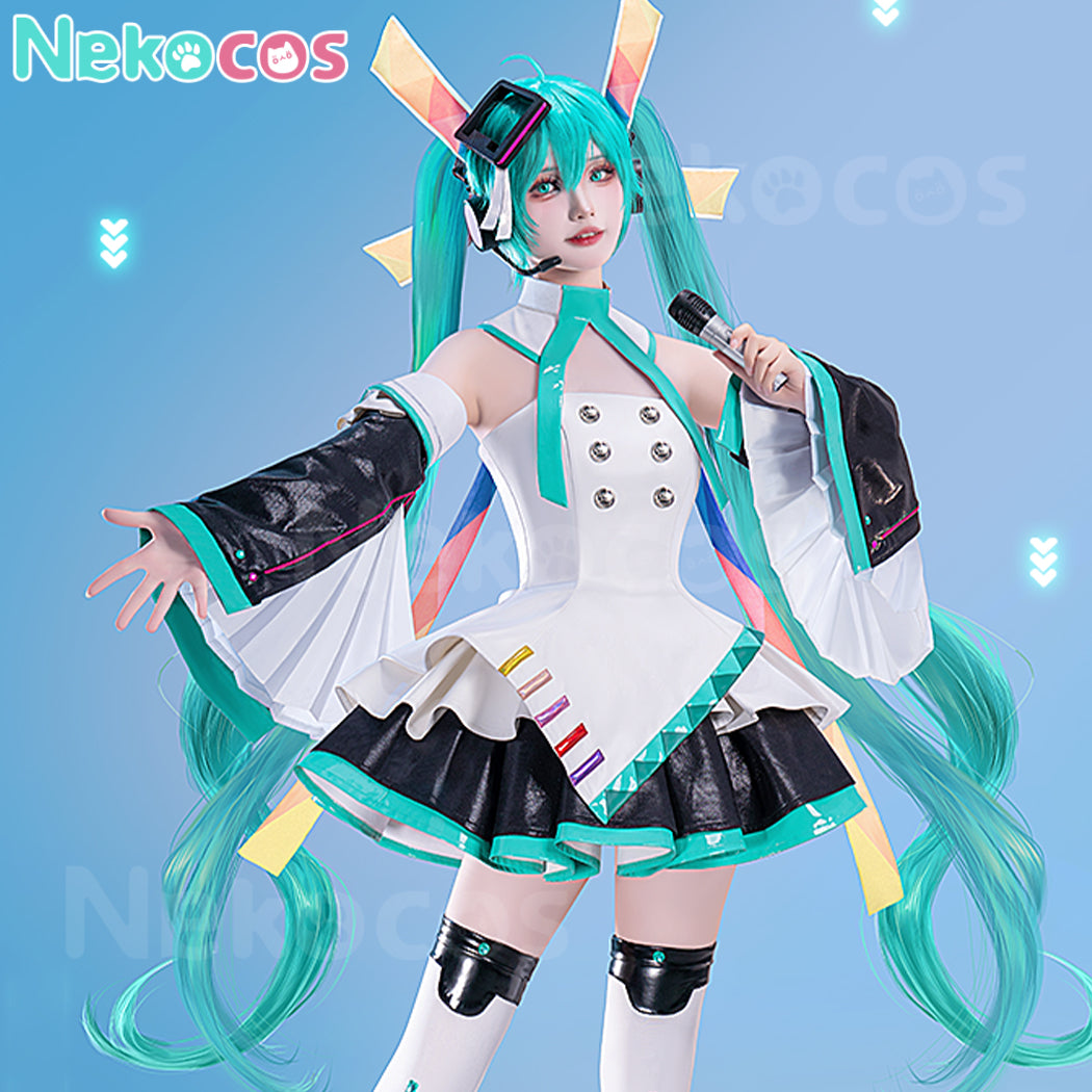 【Nekocos】Vocaloid Hatsune Miku Cosplay 10th Anniversary New Sound Miku Cosplay Costume | In Stock