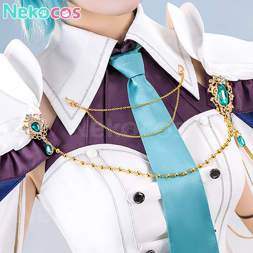 【Nekocos】Vocaloid Hatsune Miku Cosplay Hatsune Miku Knight Fantasy Cosplay Costume Premium Edition | Custom-Tailor