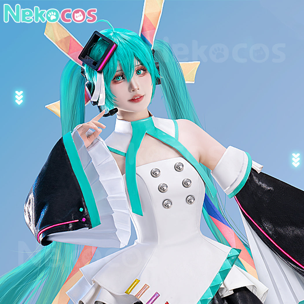 【Nekocos】Vocaloid Hatsune Miku Cosplay 10th Anniversary New Sound Miku Cosplay Costume | In Stock
