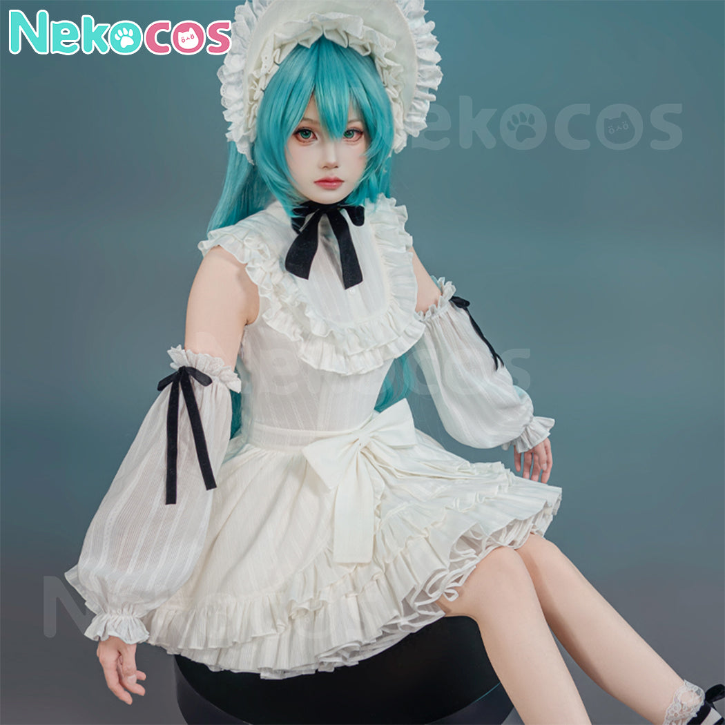【Nekocos】Vocaloid Hatsune Miku Cosplay Hatsune Vintage Doll Cosplay Costume | In Stock