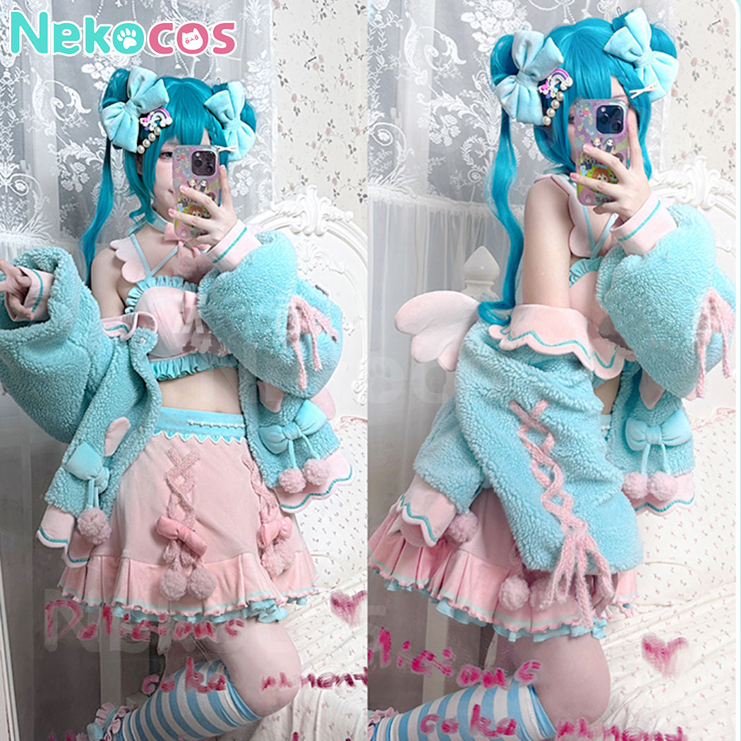 【Nekocos】Vocaloid Hatsune Miku Cosplay Miku Cosplay Costume Premium Edition | Custom-Tailor