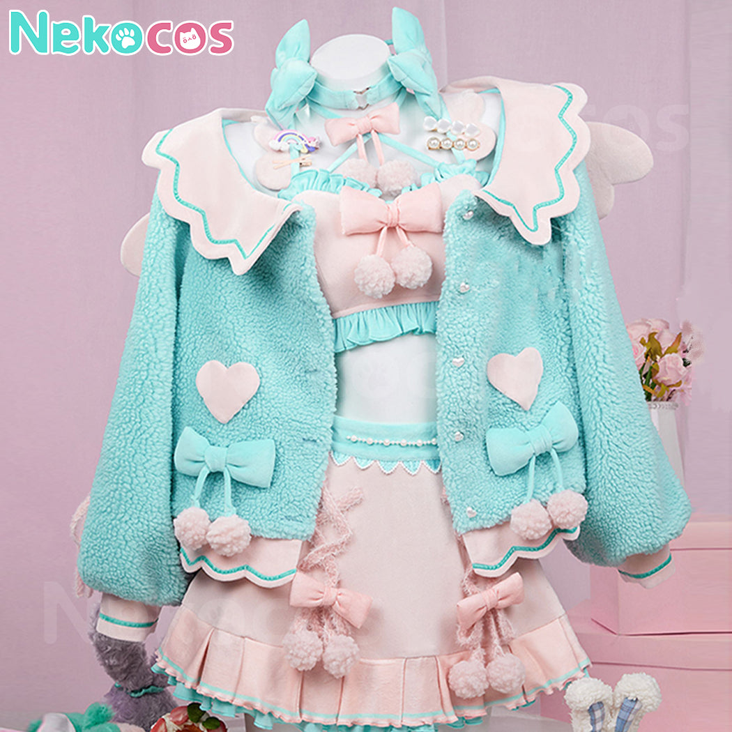 【Nekocos】Vocaloid Hatsune Miku Cosplay Miku Cosplay Costume Premium Edition | Custom-Tailor