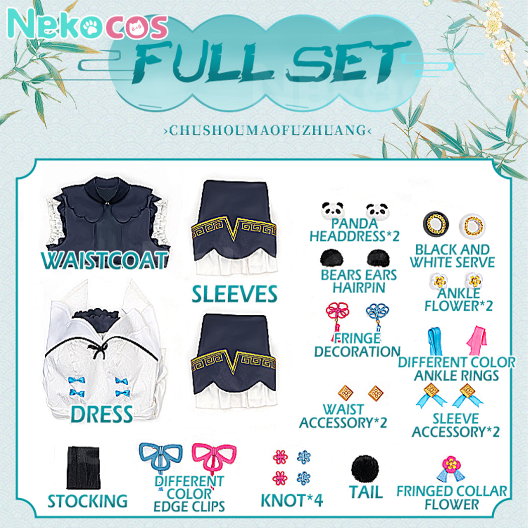 【Nekocos】Vocaloid Hatsune Miku Cosplay Hatsune Red Panda Cosplay Costume | In Stock