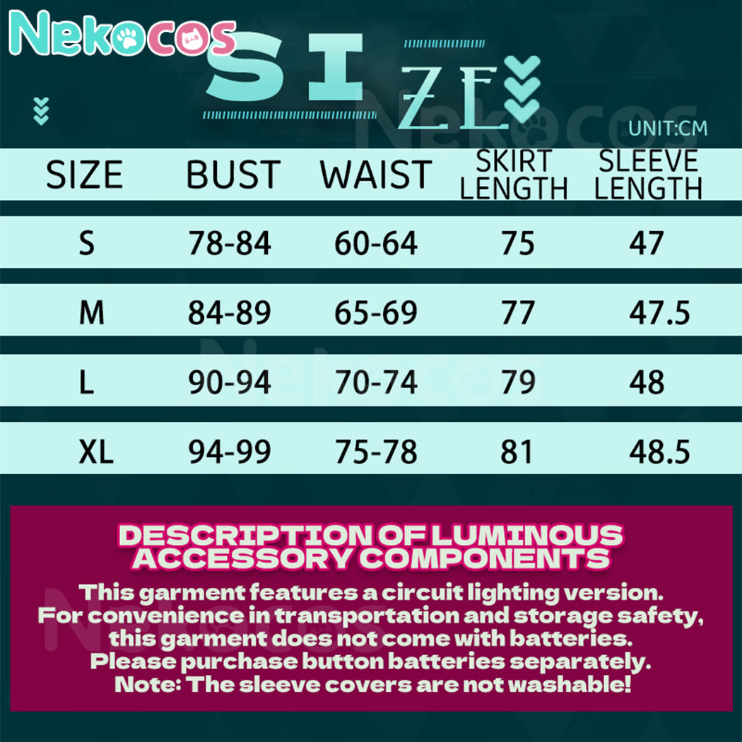 【Nekocos】Vocaloid Hatsune Miku Cosplay 10th Anniversary New Sound Miku Cosplay Costume | In Stock