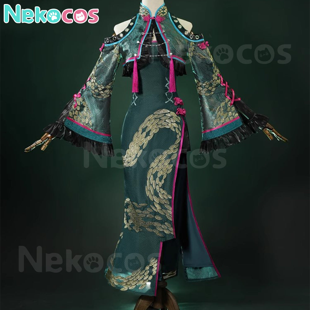 【Nekocos】Vocaloid Hatsune Miku Cosplay Chinese cheongsam Cosplay Costume Premium Edition | Pre-Sale