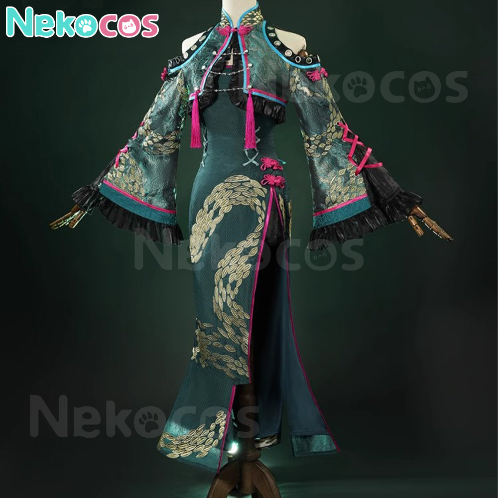 【Nekocos】Vocaloid Hatsune Miku Cosplay Chinese cheongsam Cosplay Costume Premium Edition | Pre-Sale