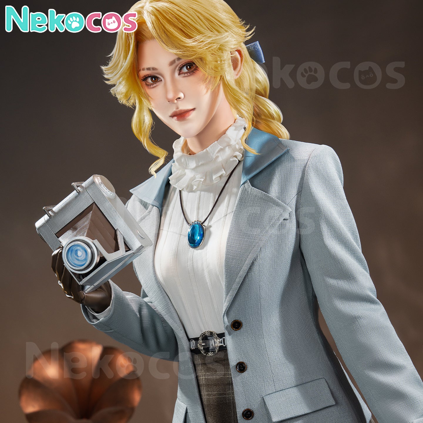 【Nekocos】Game Identity V Cosplay Journalist Reporter Cosplay Costume Premium Edition | Custom-Tailor