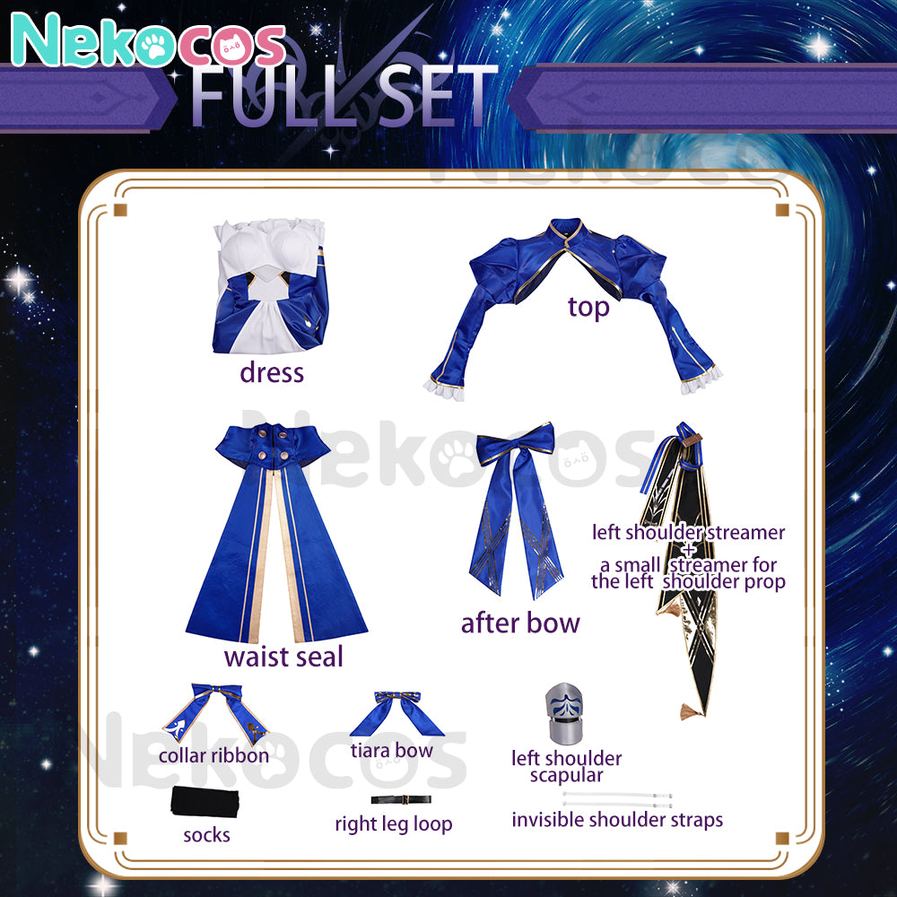 【Nekocos】Game Honkai: Star Rail x Fate Series Cosplay Saber Cosplay Costume | Pre-Sale