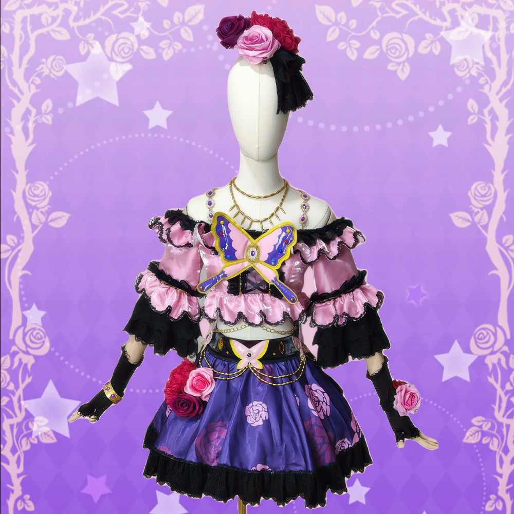 【Nekocos】Anime Aikatsu! Cosplay Shibuki Ran Cosplay Costume | Custom-Tailor