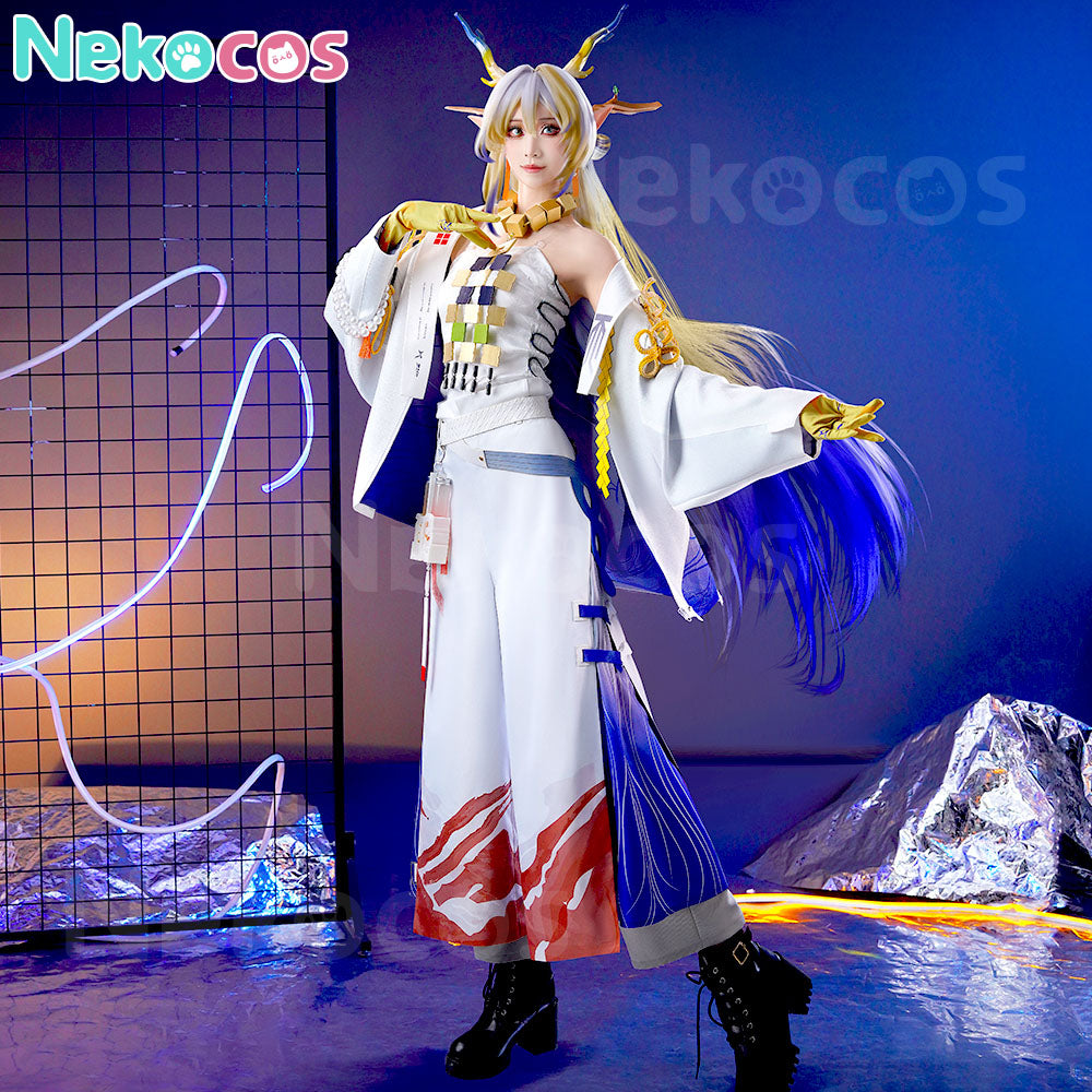 【Nekocos】Game Arknights Cosplay Shu Cosplay Costume Premium Edition | In Stock