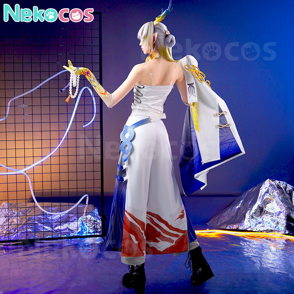 【Nekocos】Game Arknights Cosplay Shu Cosplay Costume Premium Edition | In Stock