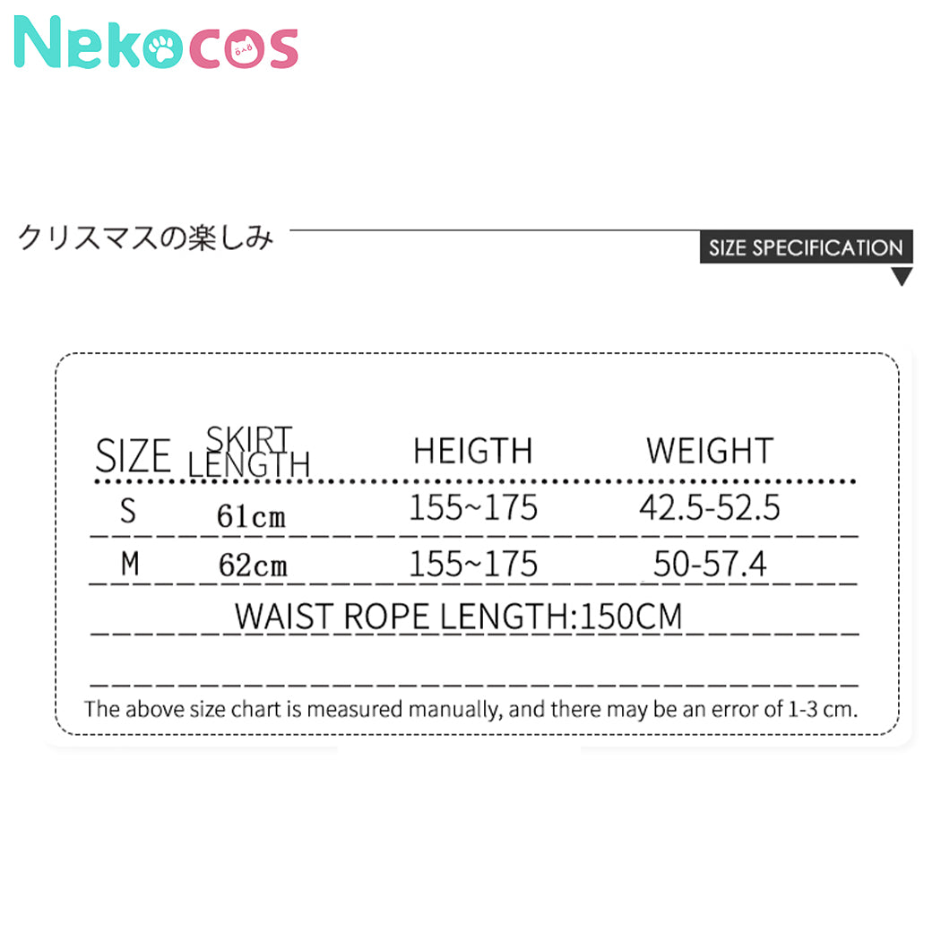 【Nekocos】Christmas Reindeer Cosplay Snowman Costume Party Christmas Outfit | In Stock