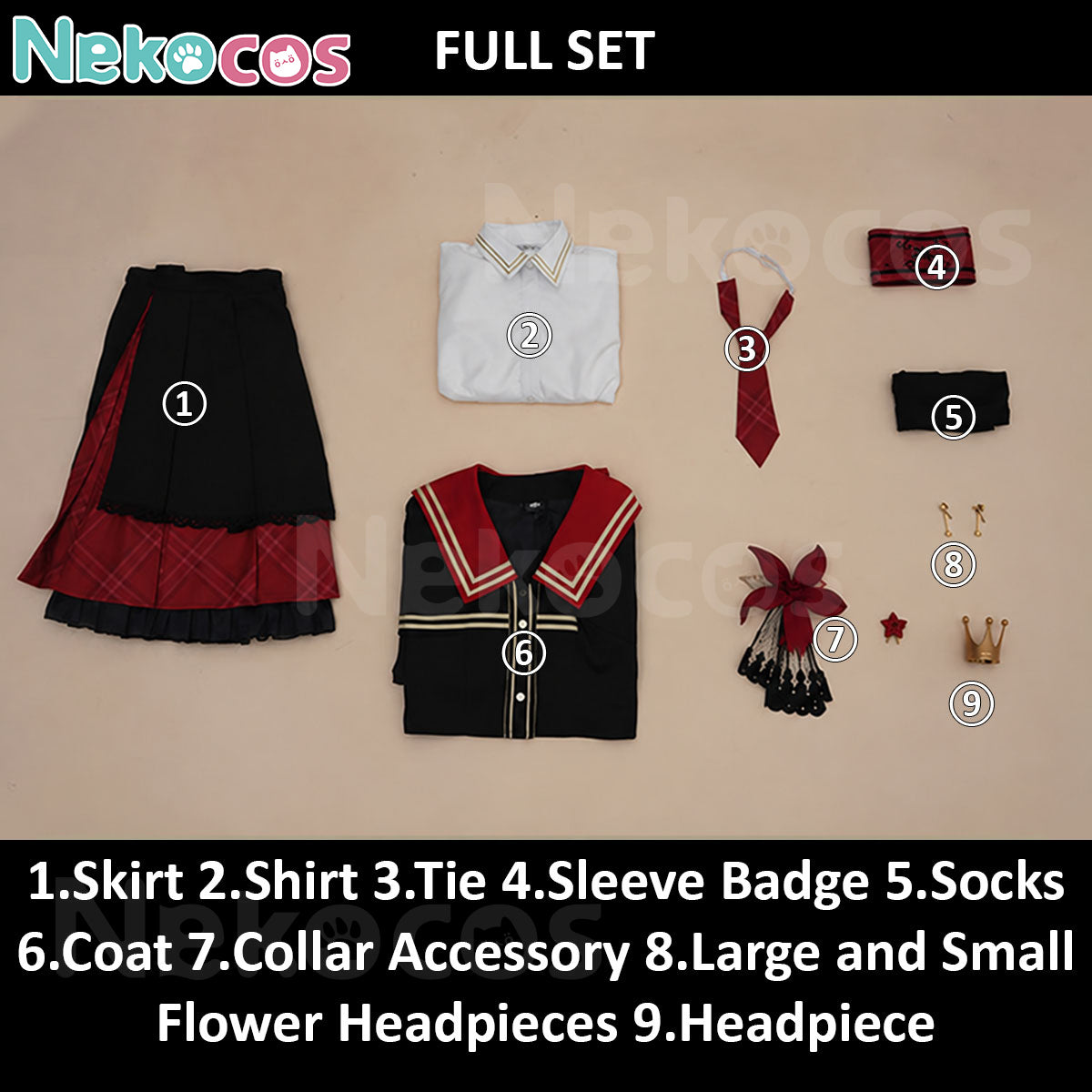 Nikaidou Hiro Cosplay Costume