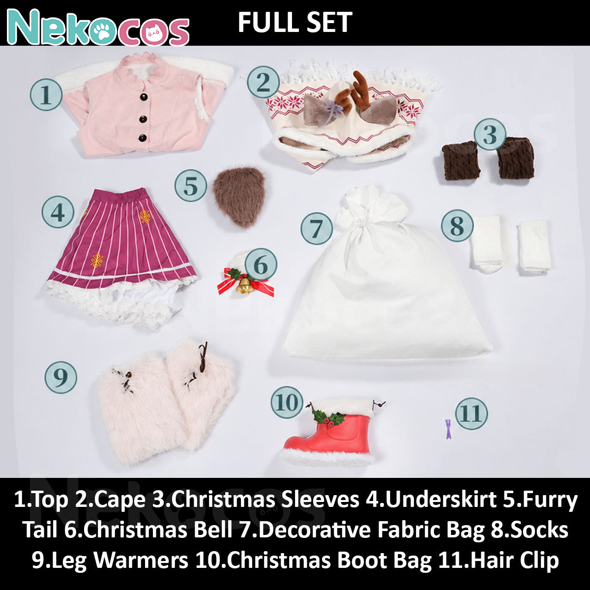 Anime Christmas Cosplay Costume