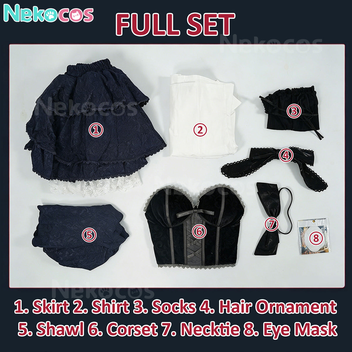 Rikka Takanashi Cosplay Costume - In Stock at NekocosAnime,Costume,Love Chunibyo & Other Delusions!