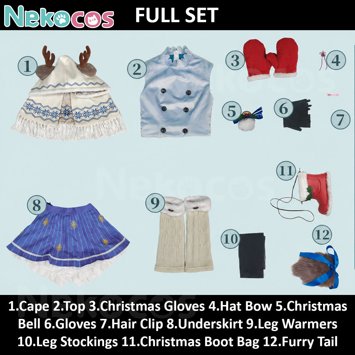 Anime Christmas Cosplay Costume
