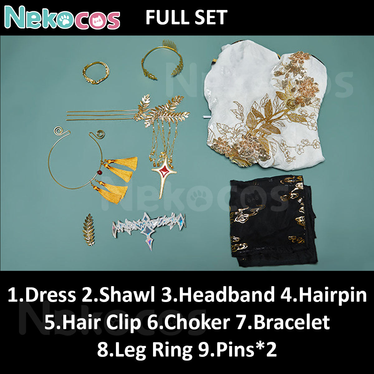 Custom-Tailored Game Cosplay Crown - Glorious Flower CostumeCostume,Game,Goddess of Victory: NIKKE