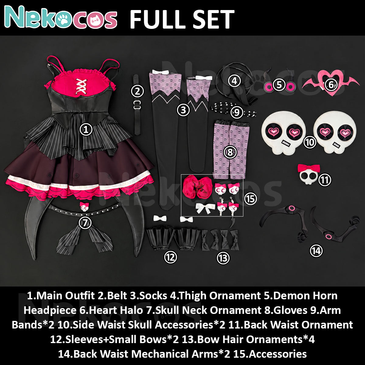 Zenless Zone Zero Aria Dissonance Cosplay Costume - In StockCostume,Game,Zenless Zone Zero