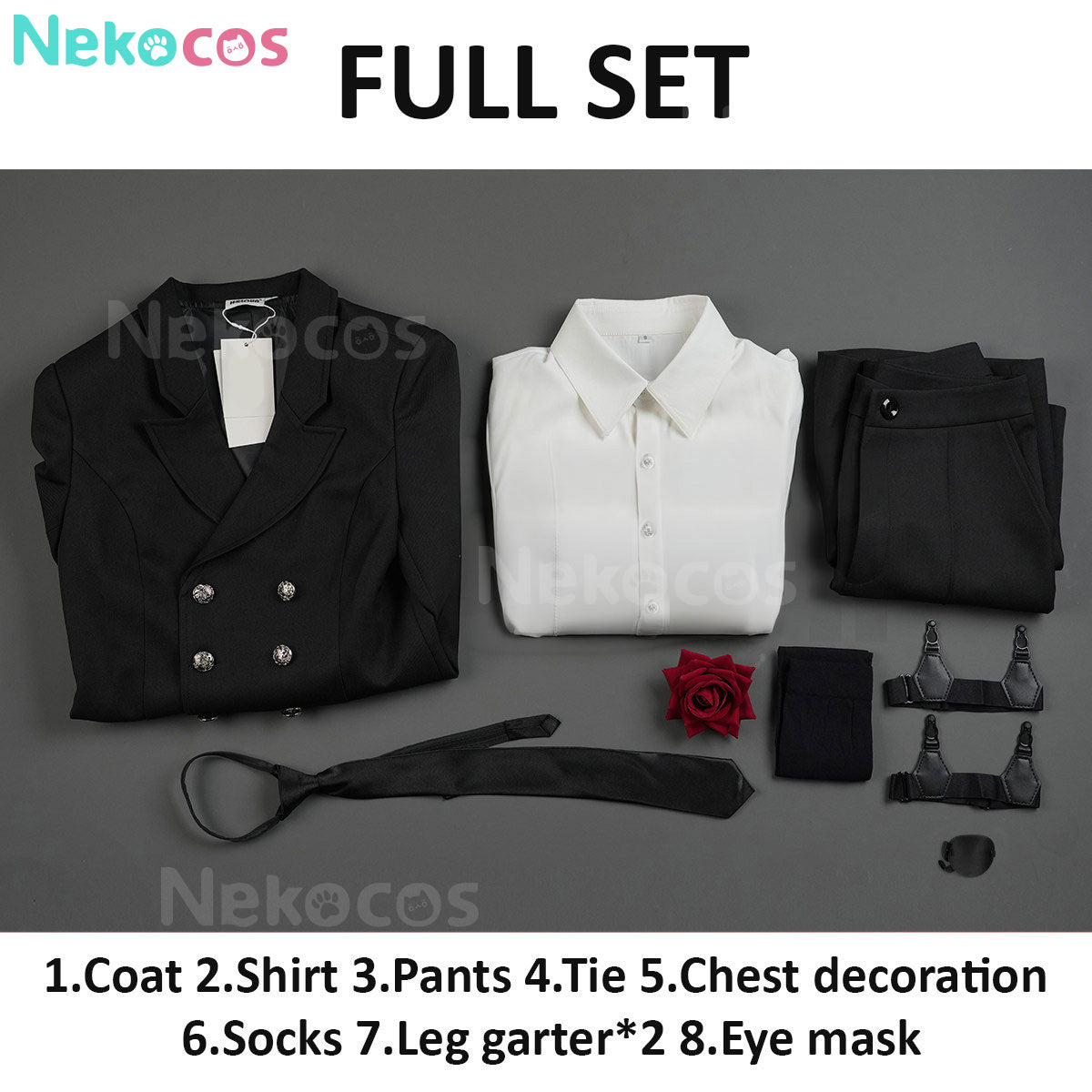 Ciel Phantomhive Funeral Cosplay Costume - In Stock NowAnime,Black Butler,Costume