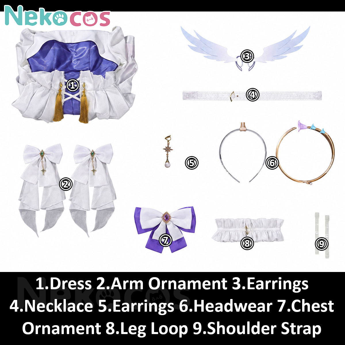 Honkai Star Rail Robin Cosplay Costume - Custom-TailoredCostume,Game,Honkai: Star Rail