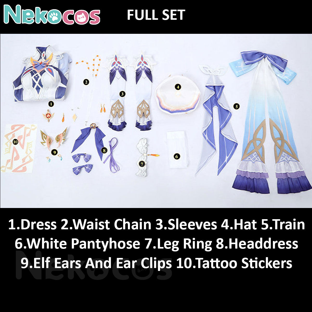 Genshin Impact Nicole Reeyn Cosplay Costume - Premium EditionCostume,Game,Genshin Impact