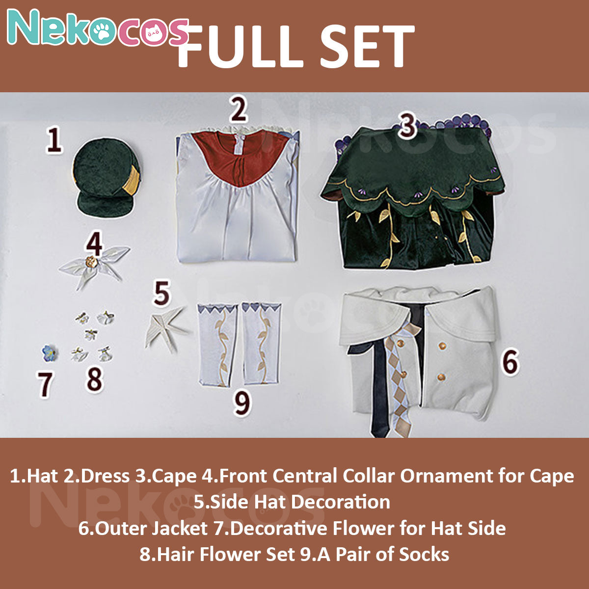 Reverse:1999 Flutterpage Cosplay Costume - Premium EditionCostume,Game,Reverse:1999
