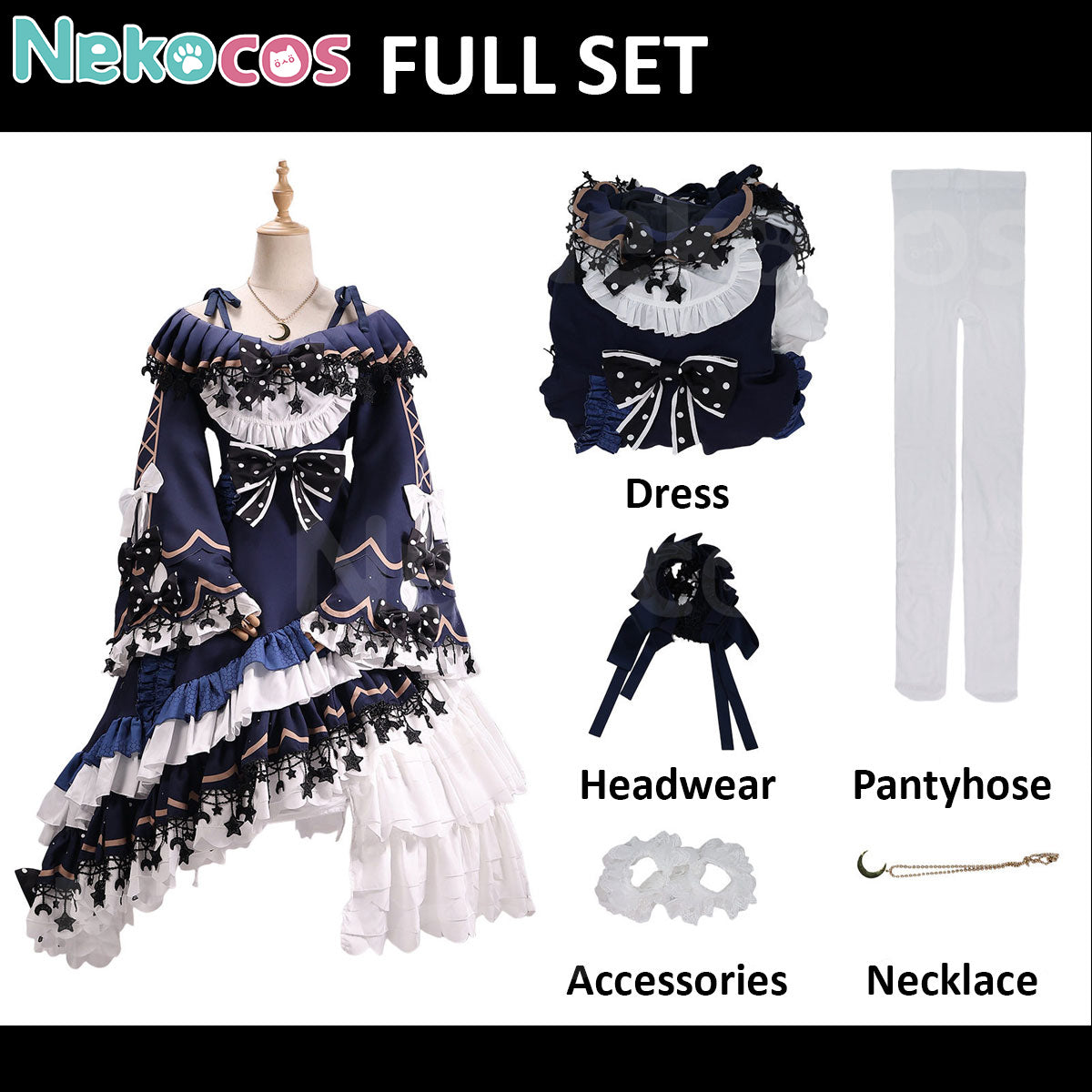 Kurobe Nanoka Cosplay Costume - Premium Edition In StockCostume,Game,Magical Girl Witch Trials