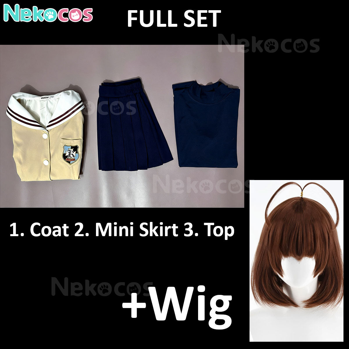 Clannad Nagisa Furukawa Cosplay Costume