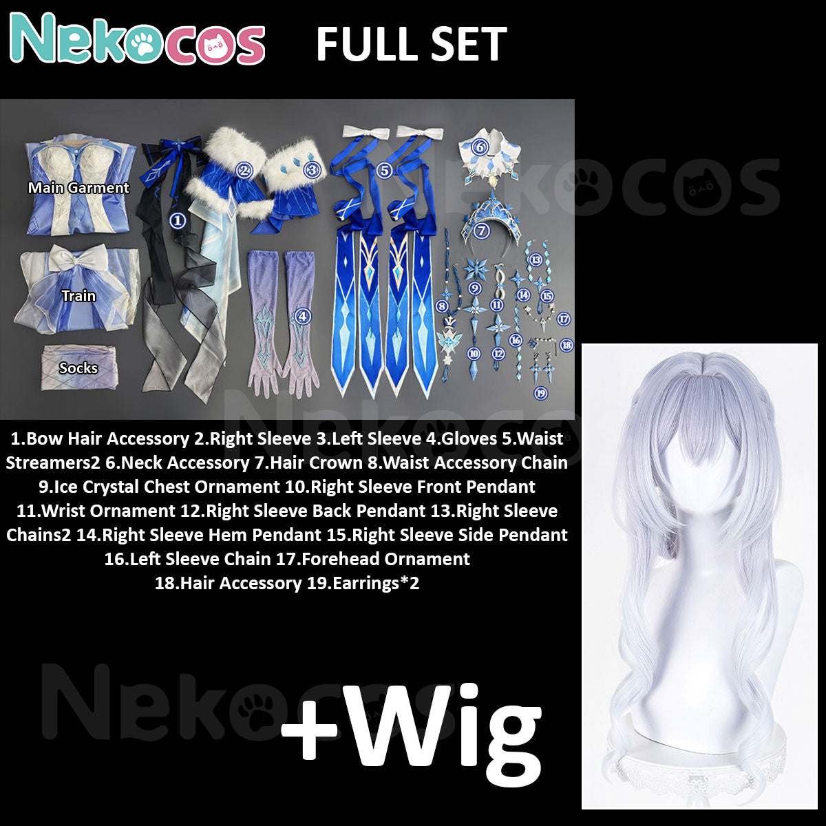 Genshin Impact Tsaritsa Cosplay Costume - Premium EditionCostume,Game,Genshin Impact
