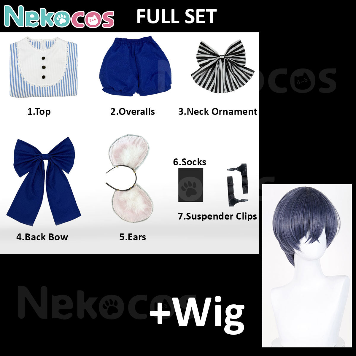 【Nekocos】Anime Cosplay Ciel Mouse Cosplay Costume
