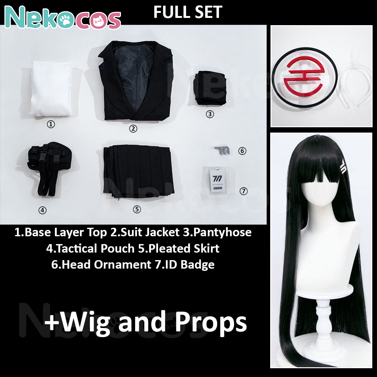 Blue Archive Rio Tsukatsuki Cosplay Costume - In Stock NowAnime,Blue Archive,Costume