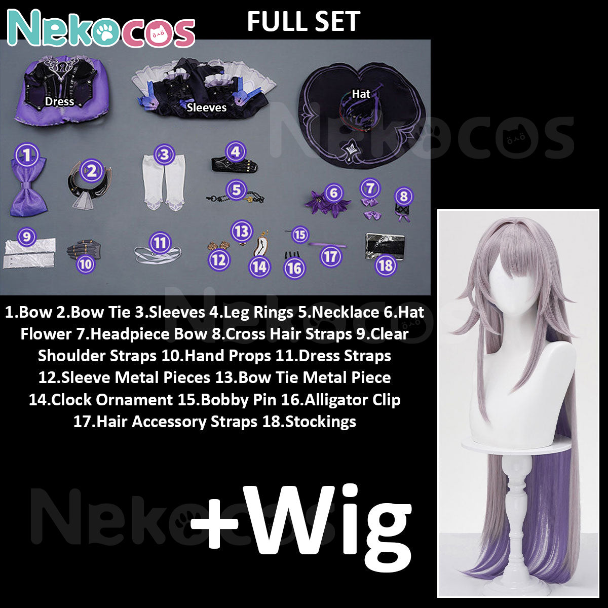 Honkai Star Rail Herta Cosplay Costume - Premium EditionCostume,Game,Honkai: Star Rail