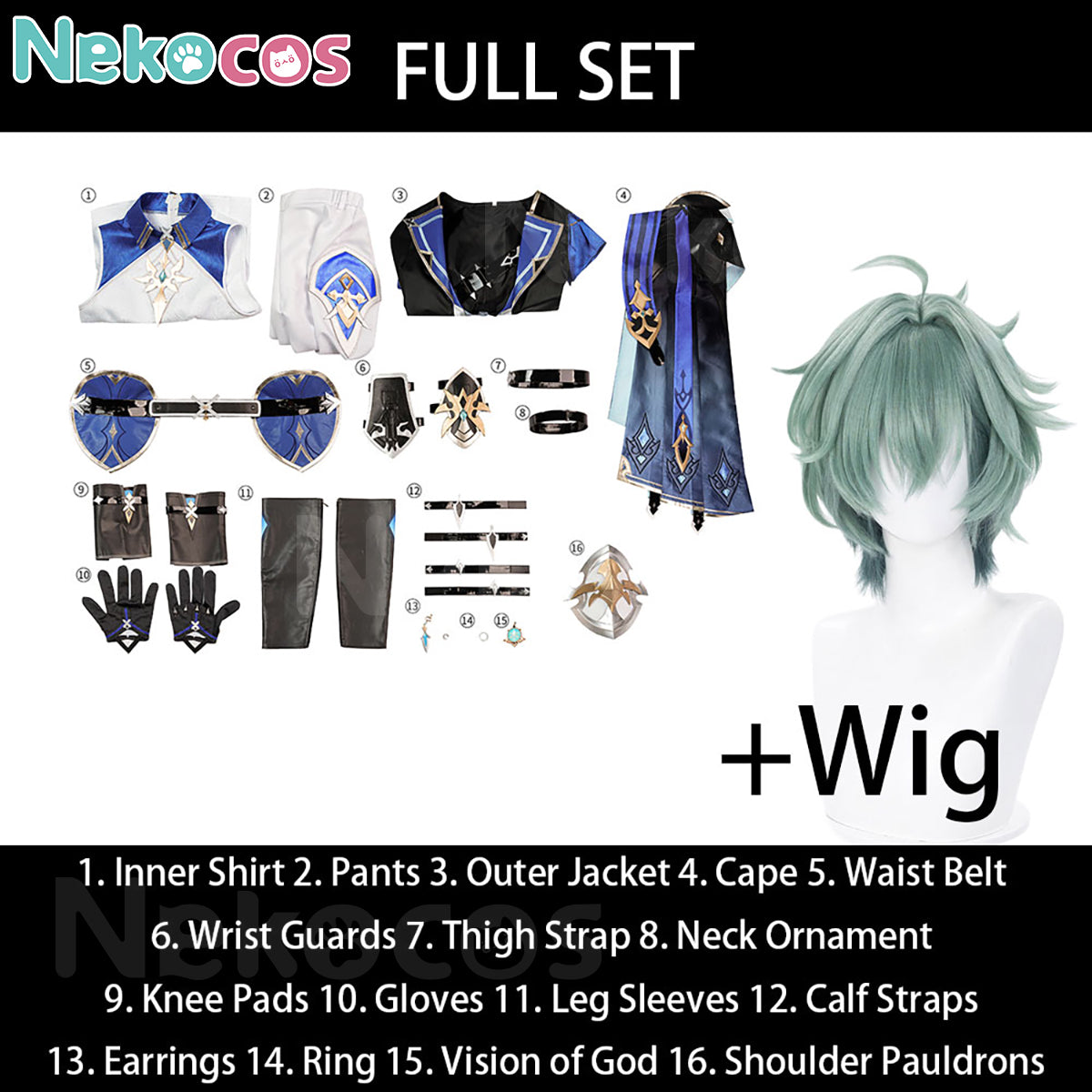 Genshin Impact Lohen Cosplay Costume – Premium Quality TailoringCostume,Game,Genshin Impact