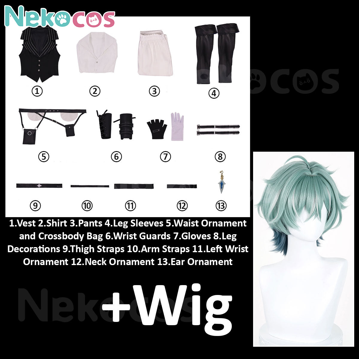 Genshin Impact Lohen Cosplay Costume