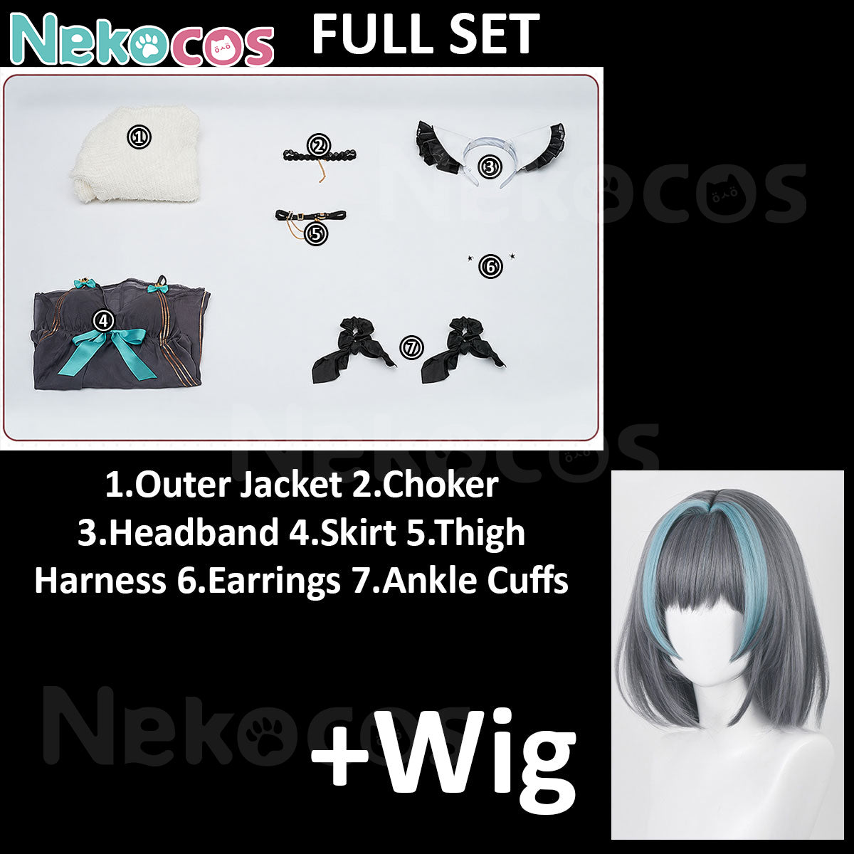 Azur Lane Cheshire Cosplay Pajamas - Custom Tailored CostumeAzur Lane,Costume,Game