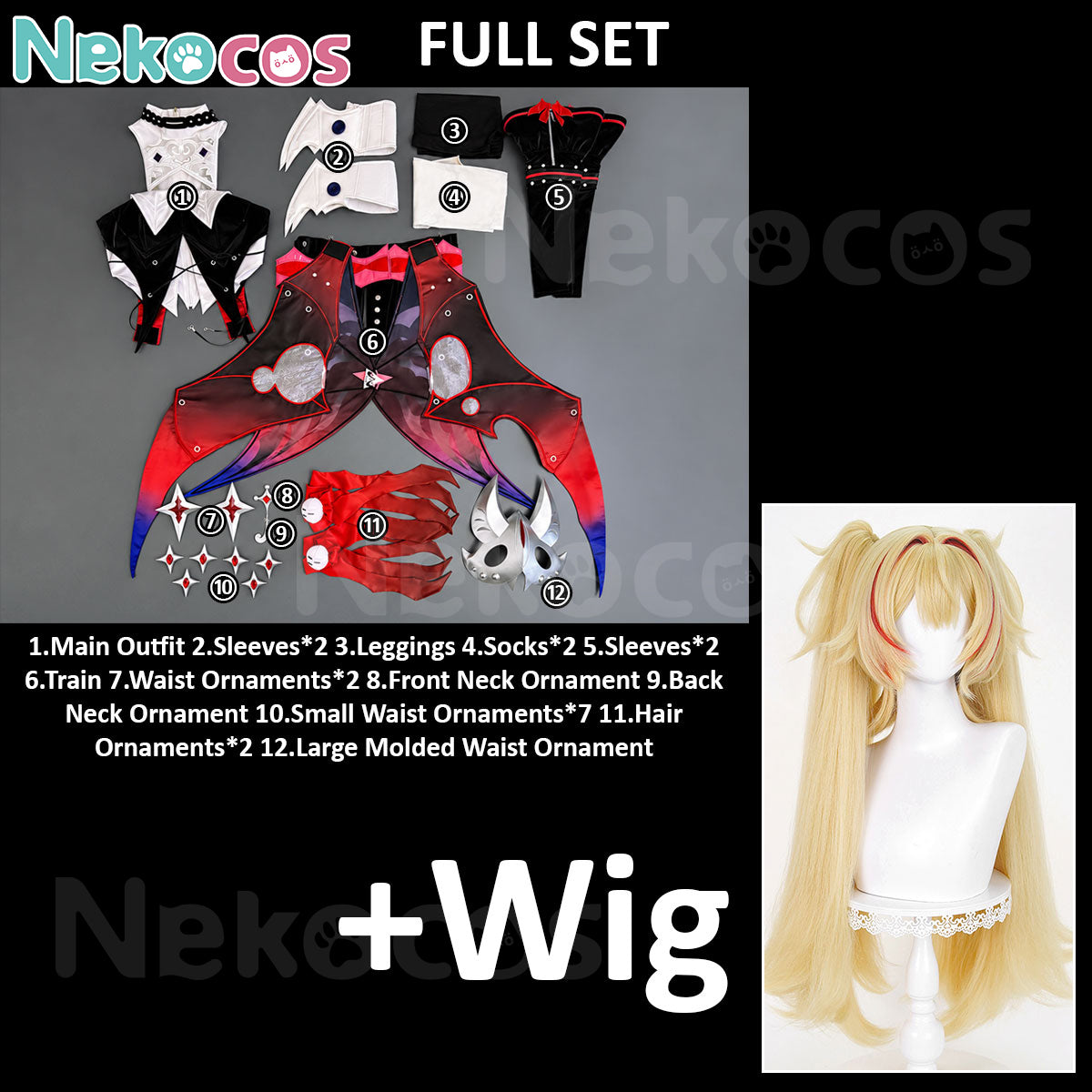 Zenless Zone Zero Claret Flint Cosplay Costume - Premium EditionCostume,Game,Zenless Zone Zero