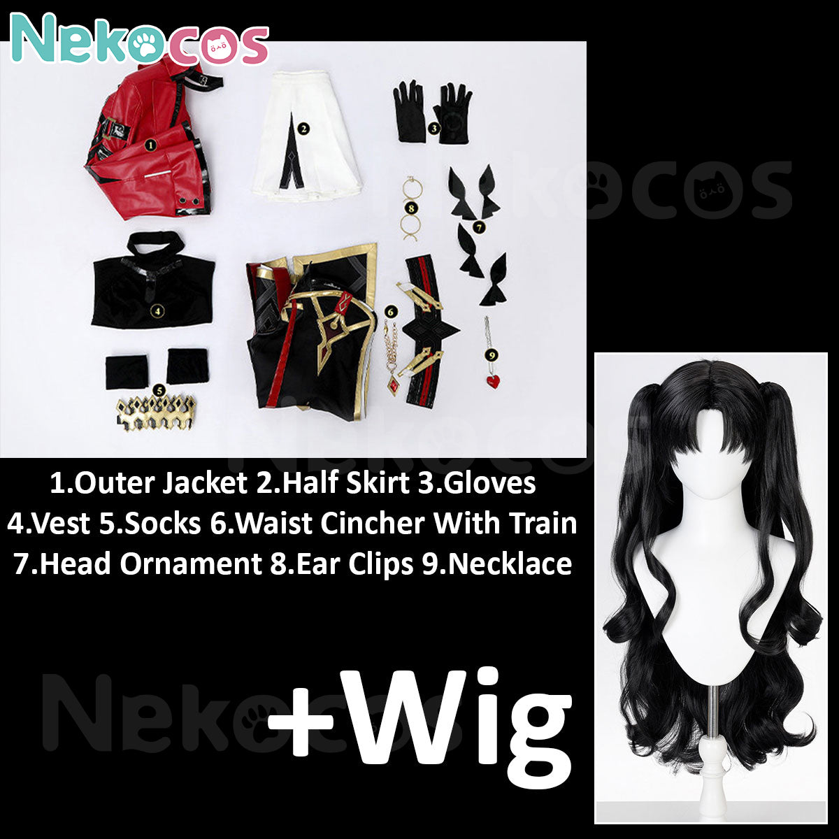 Honkai Star Rail Rin Tohsaka Cosplay Costume