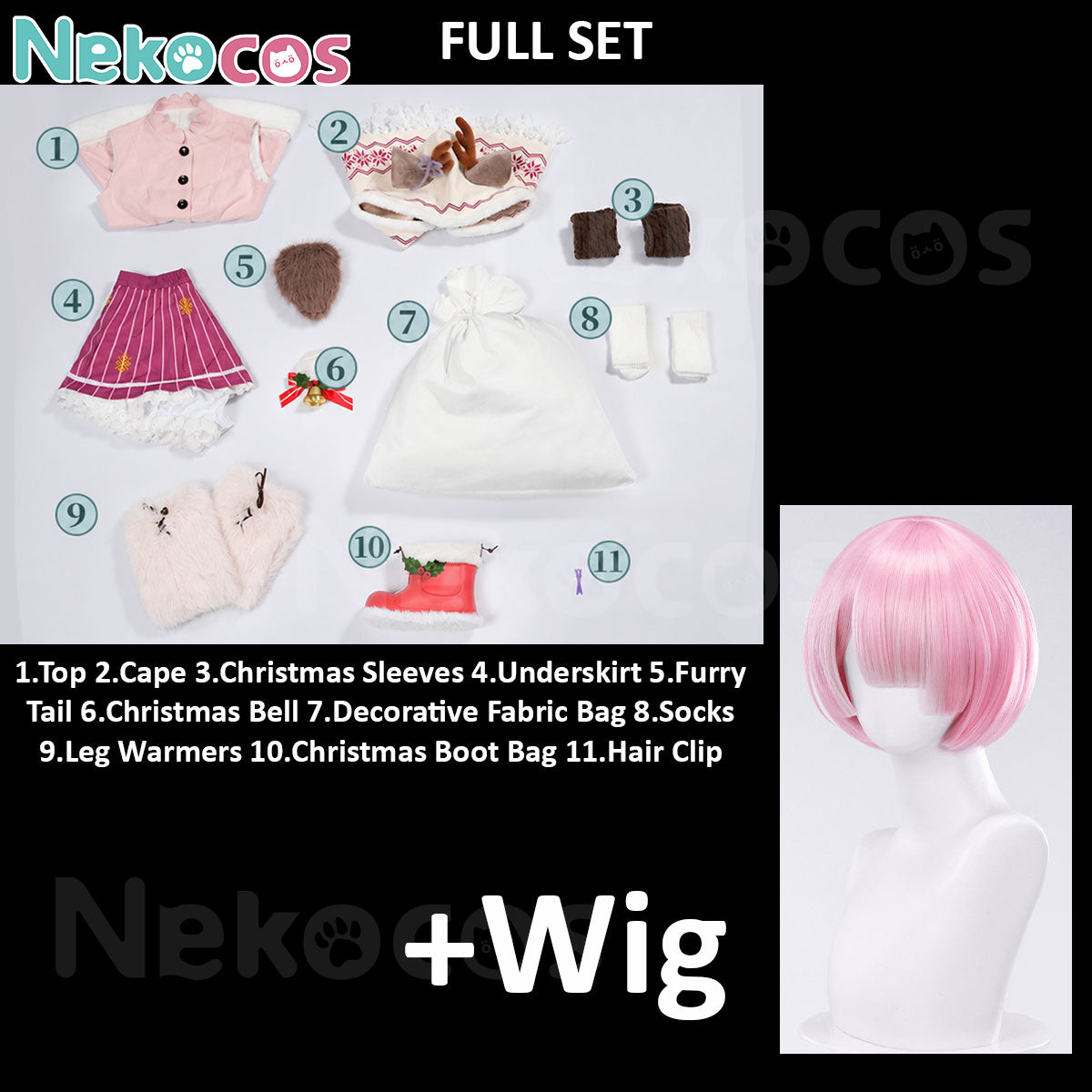 Anime Christmas Cosplay Costume