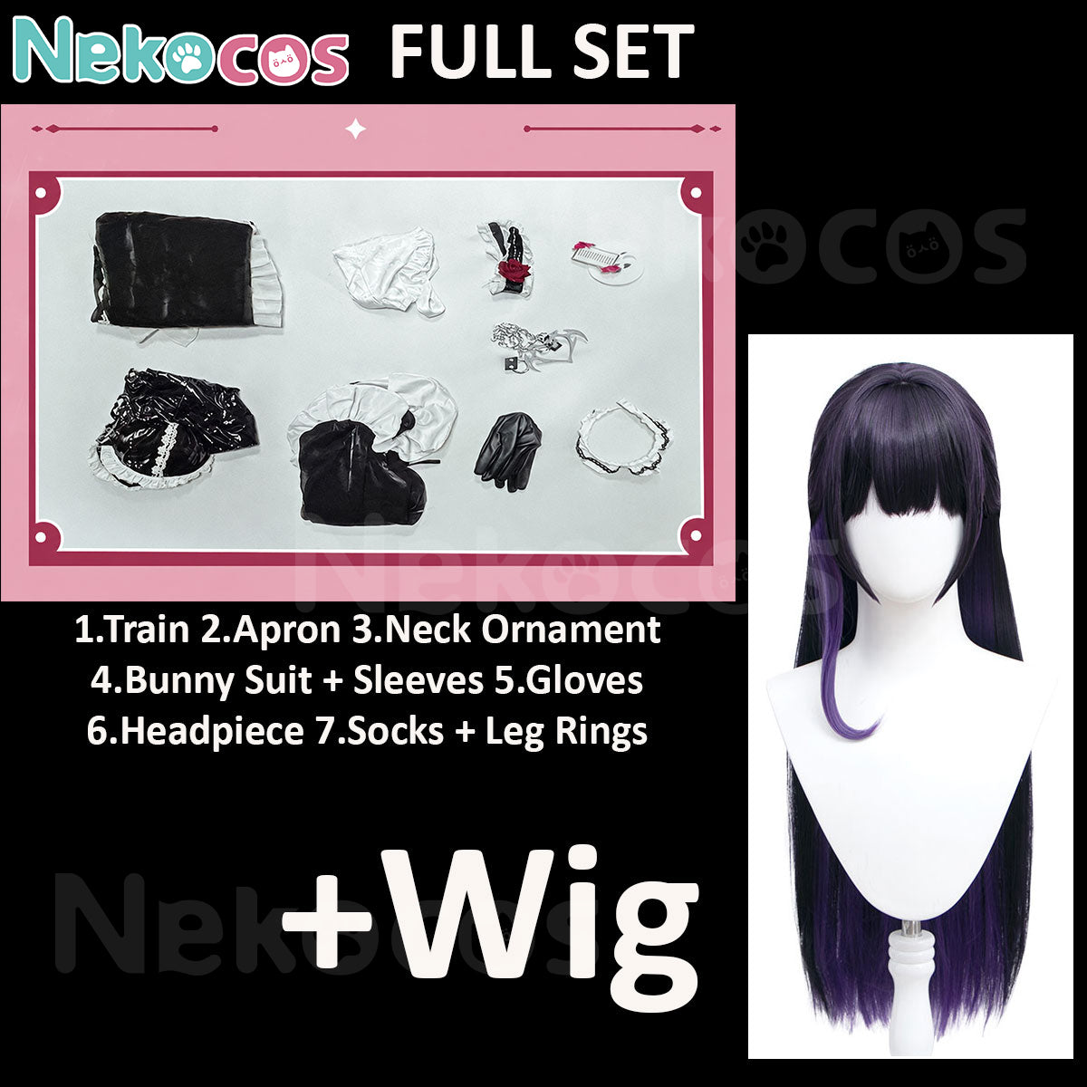 Mihara Maid Cosplay Costume