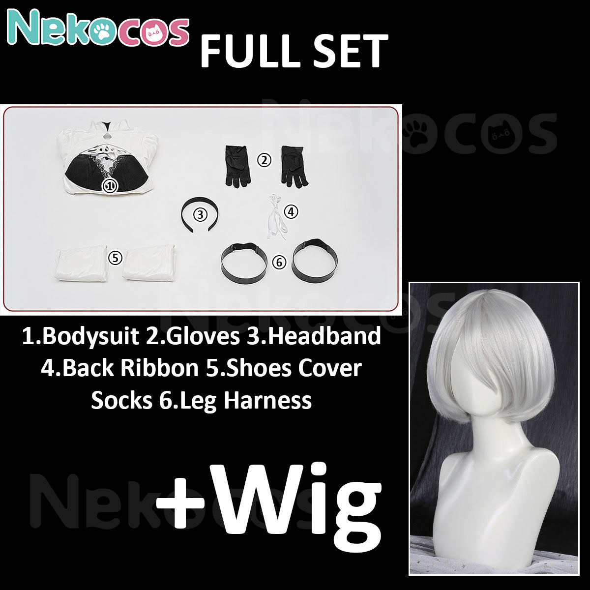 YoRHa Type B Cosplay Costume - Custom Tailored QualityCostume,Game,NieR:Automata