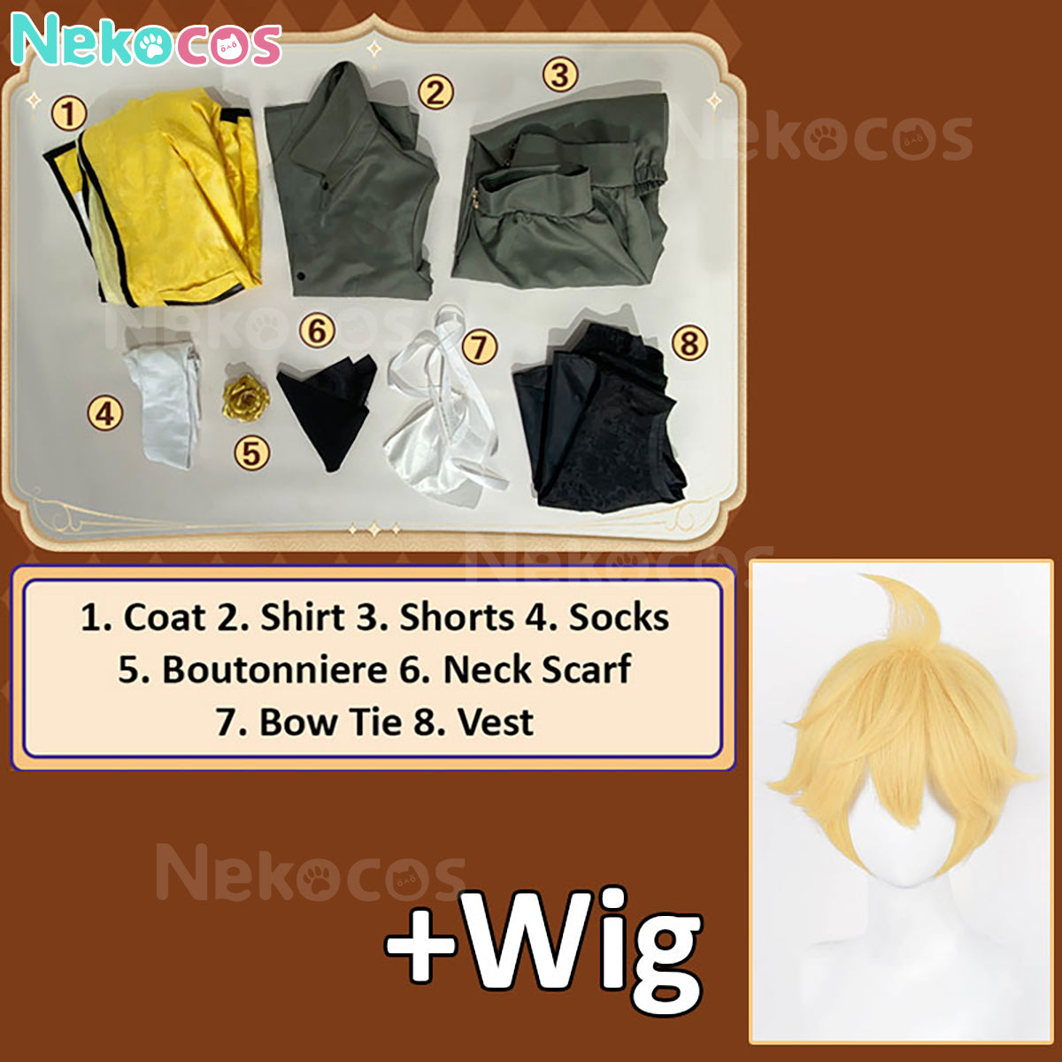 Vocaloid Len Kagamine Cosplay Costume - In Stock NowCostume,The Evillious Chronicles,Vocaloid