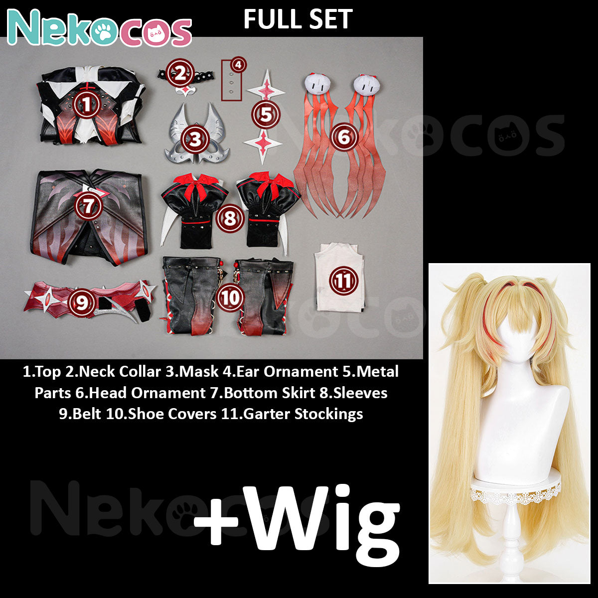 Zenless Zone Zero Claret Flint Cosplay Costume - Premium EditionCostume,Game,Zenless Zone Zero
