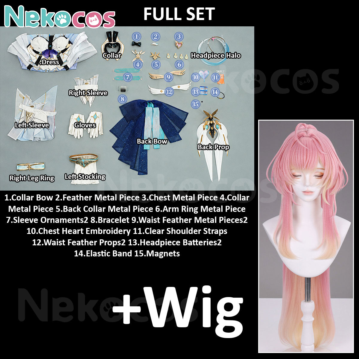 Wuthering Waves Aemeath Cosplay Costume - Premium EditionCostume,Game,Wuthering Waves