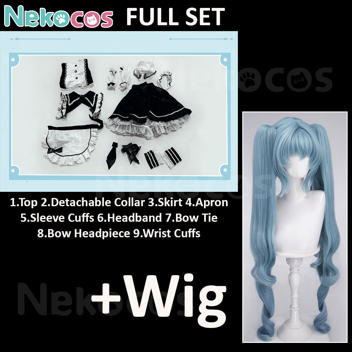 Nekocos Maid Cosplay Costume - Shop Now In StockCostume,Game,Goddess of Victory: NIKKE