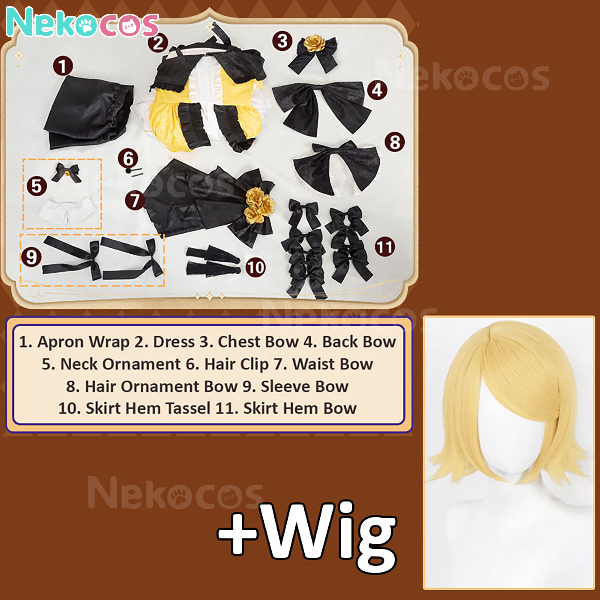 Kagamine Rin Cosplay Costume - Princess Riliane DressCostume,The Evillious Chronicles,Vocaloid