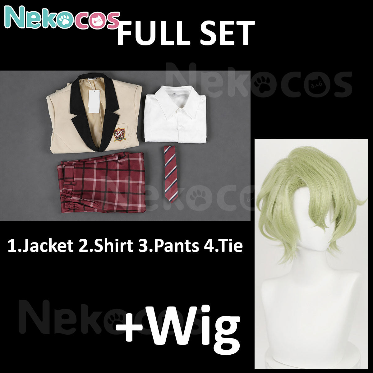 Hiyori Tomoe Jun Sazanami Cosplay Costume - In Stock NowCostume,Ensemble Stars,Game