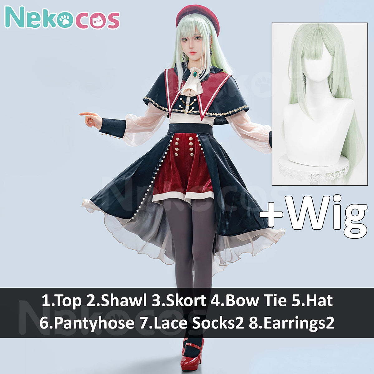 Wakaba Mutsumi Cosplay Costume