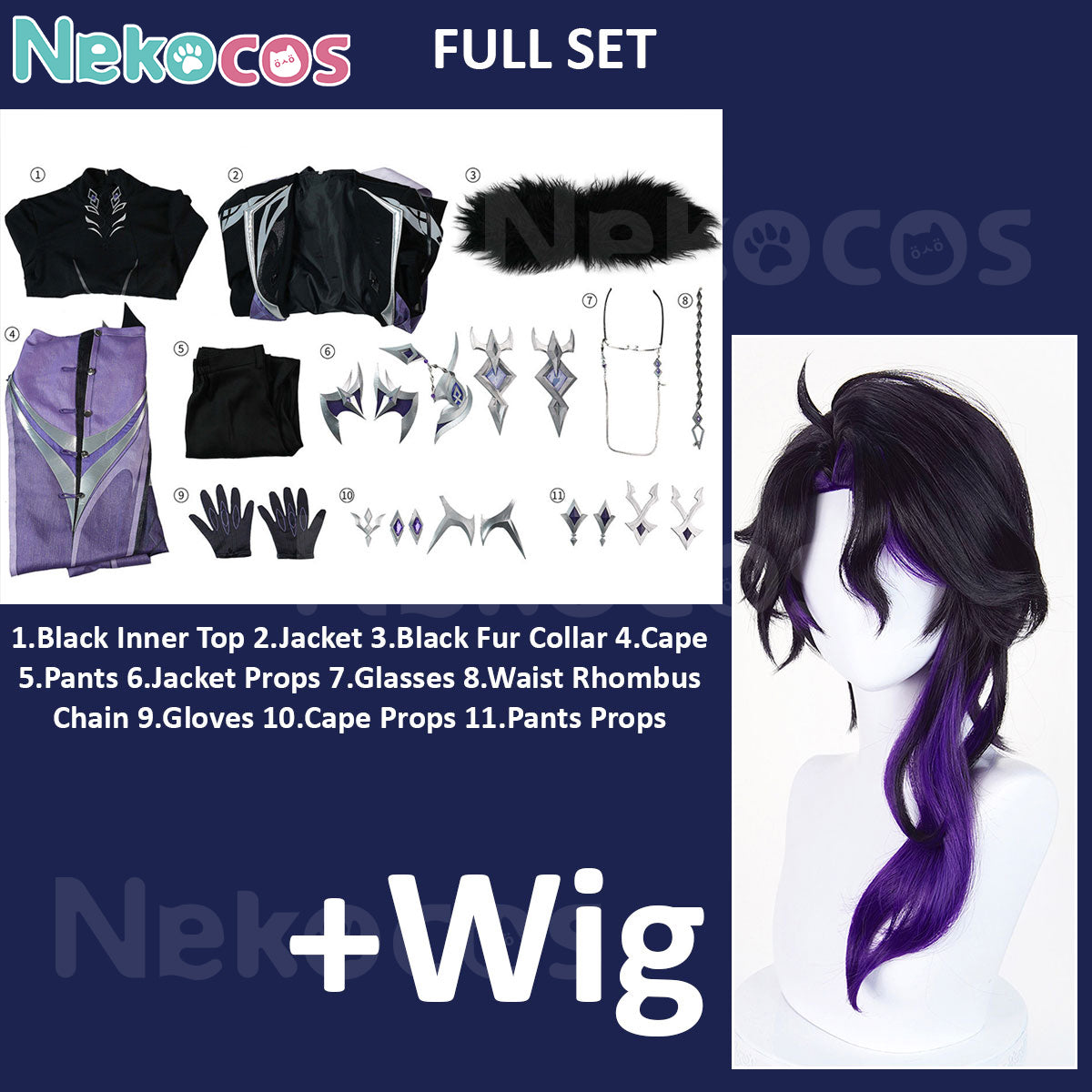 Genshin Impact Pantalone Cosplay Costume - Premium EditionCostume,Game,Genshin Impact