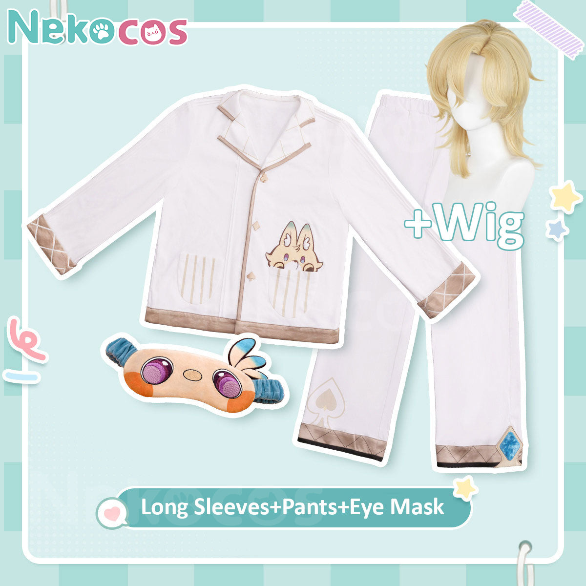 Honkai Star Rail Aventurine Cosplay Pajamas - In StockCostume,Game,Honkai: Star Rail
